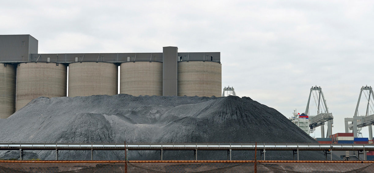Coal mound