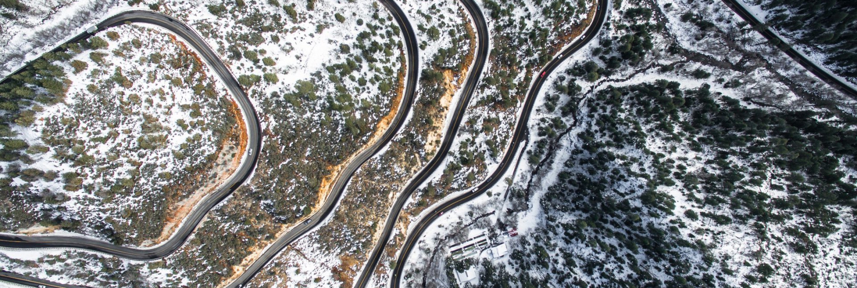 Winter rural landscape